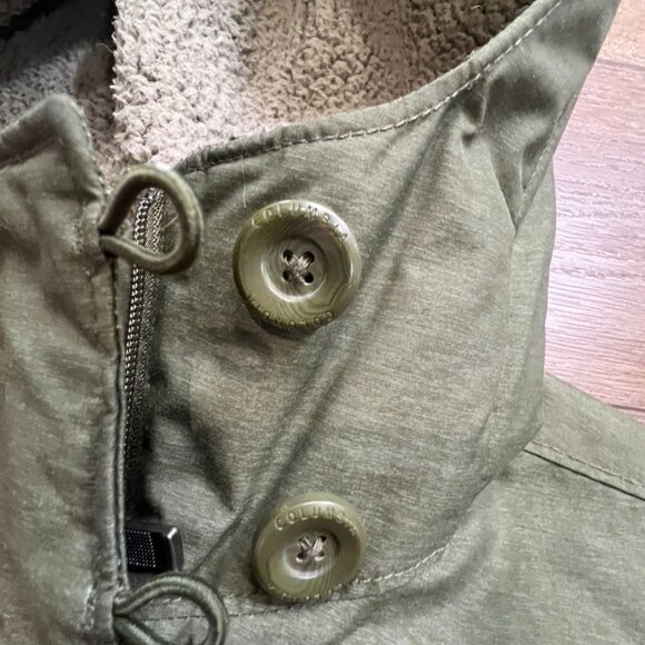 Columbia Penns Creek Women's Thermal Coil Hooded Insulated Jacket Olive Sz Small - Picture 12 of 16
